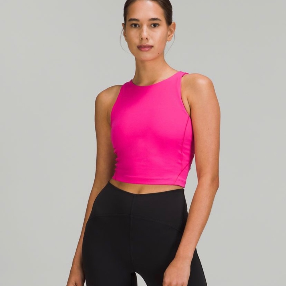 NWOT Lululemon High Neck Align Tank- Sonic Pink